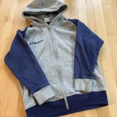 ATHLETA フード付きジップパーカー 140 裏起毛