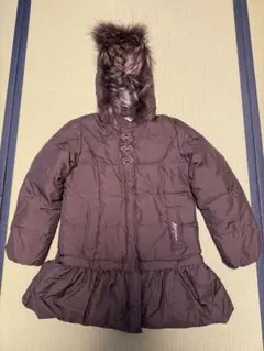 メゾピアノ　2wayダウンコート ブラウン