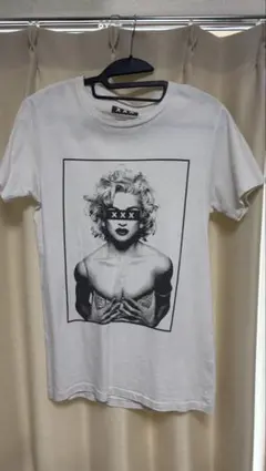 XXX モノクロプリント Tシャツ