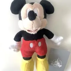 【新品・未使用】ミッキーマウス ぬいぐるみ 約20cm ディズニーストア購入品
