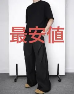 OKINE 変形ワイドスラックス　S ブラック OKINE 変形ワイドスラックス Ver.2 | XANABUYSHOP