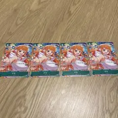 ワンピースカード ナミ 4枚 P-102