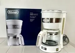 ☆美品☆デロンギ ・アクティブ ドリップコーヒーメーカー ☆ホワイト・取説付きのサムネイル
