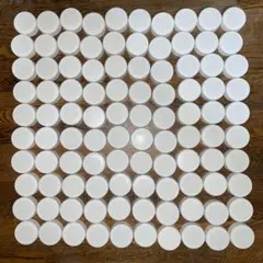 ペットボトルキャップ　白色　100個　⑧