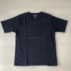 Nano universe黒 Vネック Tシャツ