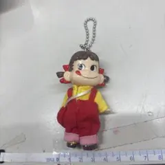 B6090 不二家 ペコちゃん マスコット キーホルダーのサムネイル