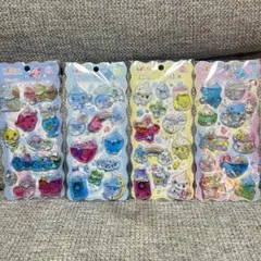 しずくちゃん キラリンウォーターシール 4種セット