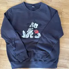 UNIQLO キッズ ミッキー＆プルート トレーナー 160cm