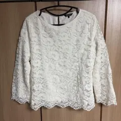 HusHusH ハッシュアッシュ 総レースカットソー