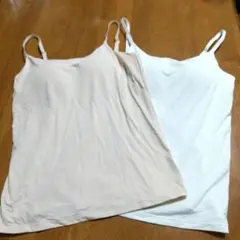 ユニクロ エアリズム ブラキャミソール 2枚組 Sサイズ