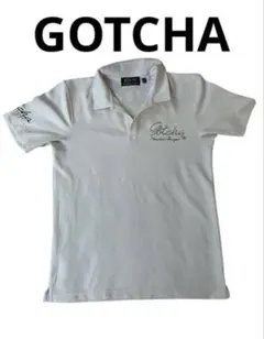 極上品！GOTCHA GOLF ホワイト　ポロシャツ Lサイズ