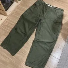 米軍実物 50s 60s M-51 パンツ　L-S　希少　M51 us armyのサムネイル