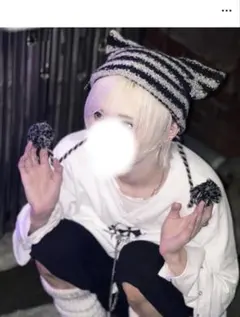 Amilige ネコ耳 ニット帽