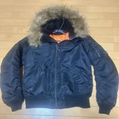 00s ALPHA アルファ N-2B 短丈 ファー フライトジャケット　XL