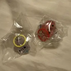 ぷくぷくあわわちゃん　プチドロップ風めじるしアクセサリー　２個セット