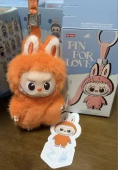 ラブブ PIN FOR LOVE ミニラブブ オレンジ イニシャルZ