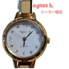 美品　稼動品　アニエスベー　腕時計　マルチェロ　クロノグラフ　ソーラー agnes b. アニエスベー marcello マルチェロ FBRD938 メンズ