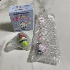 サンリオ　シークレットストラップ　カプセルトイ　マイメロディ　２点セット