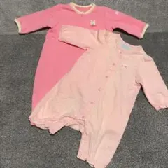 値下げ！ミキハウス ロンパース  70センチ ２枚セット