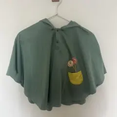 恐竜　パーカー　ポンチョ　カーディガン　100〜110センチ　男の子