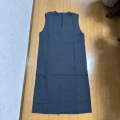 ノースリーブ ロングワンピース ダークグレー S-LL
