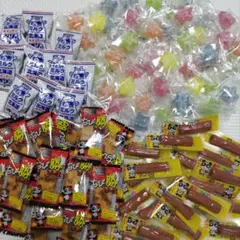アミューズメントお菓子　100個　飴　キャンディ　カルパス　ソースカツ