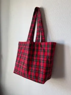 ハンドメイドトートバッグ 肩掛け