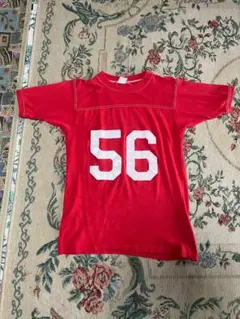 70SフットボールTシャツ　ビンテージ赤