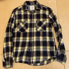 ネルシャツ イエロー