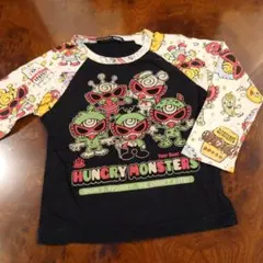 HUNGRY MONSTERS 長袖Tシャツ 90cm　ヒスミニ　ロンT