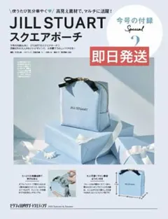 JILL STUART スクエアポーチ 水色