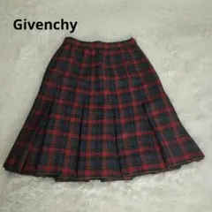 Givenchy ジバンシィ タータンチェック プリーツスカート Mのサムネイル