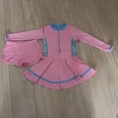 ピンクのワンピース水着　120cm