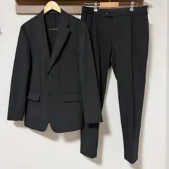 美品◆UNIQLO　ユニクロ　感動スーツ ジャケット　パンツ　セットアップ　L