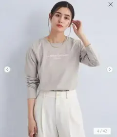 定価　5940円　日本製◎ロゴ プリント Tシャツ ロンT