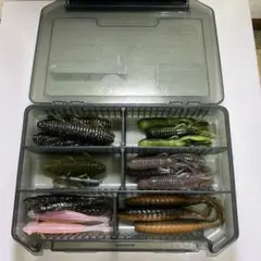 バス釣りワームセット　BOX付き