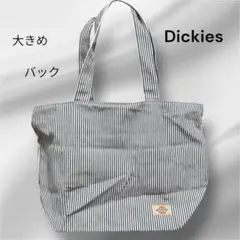 Dickies ストライプ トートバッグ 大きめ