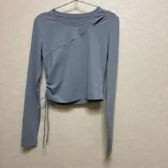 ヨモメント　サイド ドローストリング 長袖