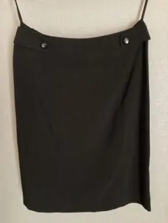 スカート 黒 ブラック タイト 膝丈 ミニ レディース 新品 タグ付き