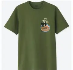 【ユニクロ】 UT せたが屋ラーメンコラボTシャツ オリーブ クルーネック L