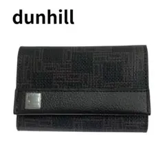 dunhill ダンヒル キーケース 6連 総柄 レザー ブラウン キーリング付のサムネイル