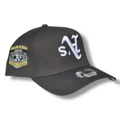 新品 NEW ERA ニューエラ 9forty キャップ ブラック 帽子 A's