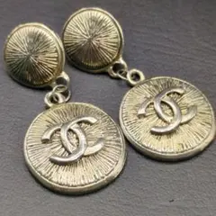超レア ヴィンテージ CHANEL ココマーク ビッグ ピアス シャネル 148のサムネイル