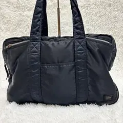 PORTER ポーター タンカーシリー ミニボストンバッグ 黒 オレンジ 廃盤