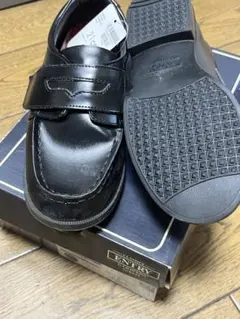 ブラックフォーマルシューズ マジックテープ式 サイズ21cm