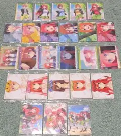 五等分の花嫁　ウエハースカード　コンプリートセット