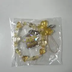 サンリオ　きらきらビーズチャーム　ポムポムプリン