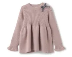 プティマイン ラメぺプラムニット　キラキラ　S ニット　今季