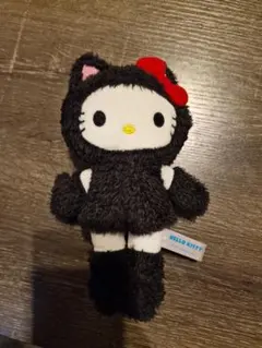 Hello Kitty 黒猫 着ぐるみ ぬいぐるみ マスコット