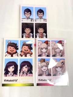 ダンガンロンパ 100均 ダイソー セリア 証明写真ステッカー 罪木 江ノ島